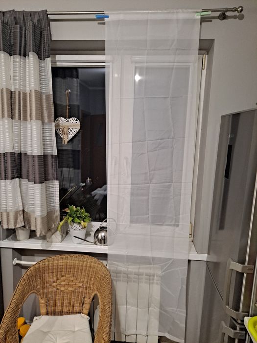 Panel bialy klasyczny firana bonprix