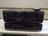 Zestaw stereo, amplituner, CD,  PIONEER, pilot