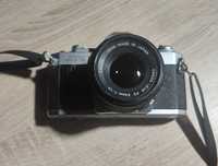 Aparat lustrzanka Canon AV-1 body 35 mm srebrny fotografia analogowa