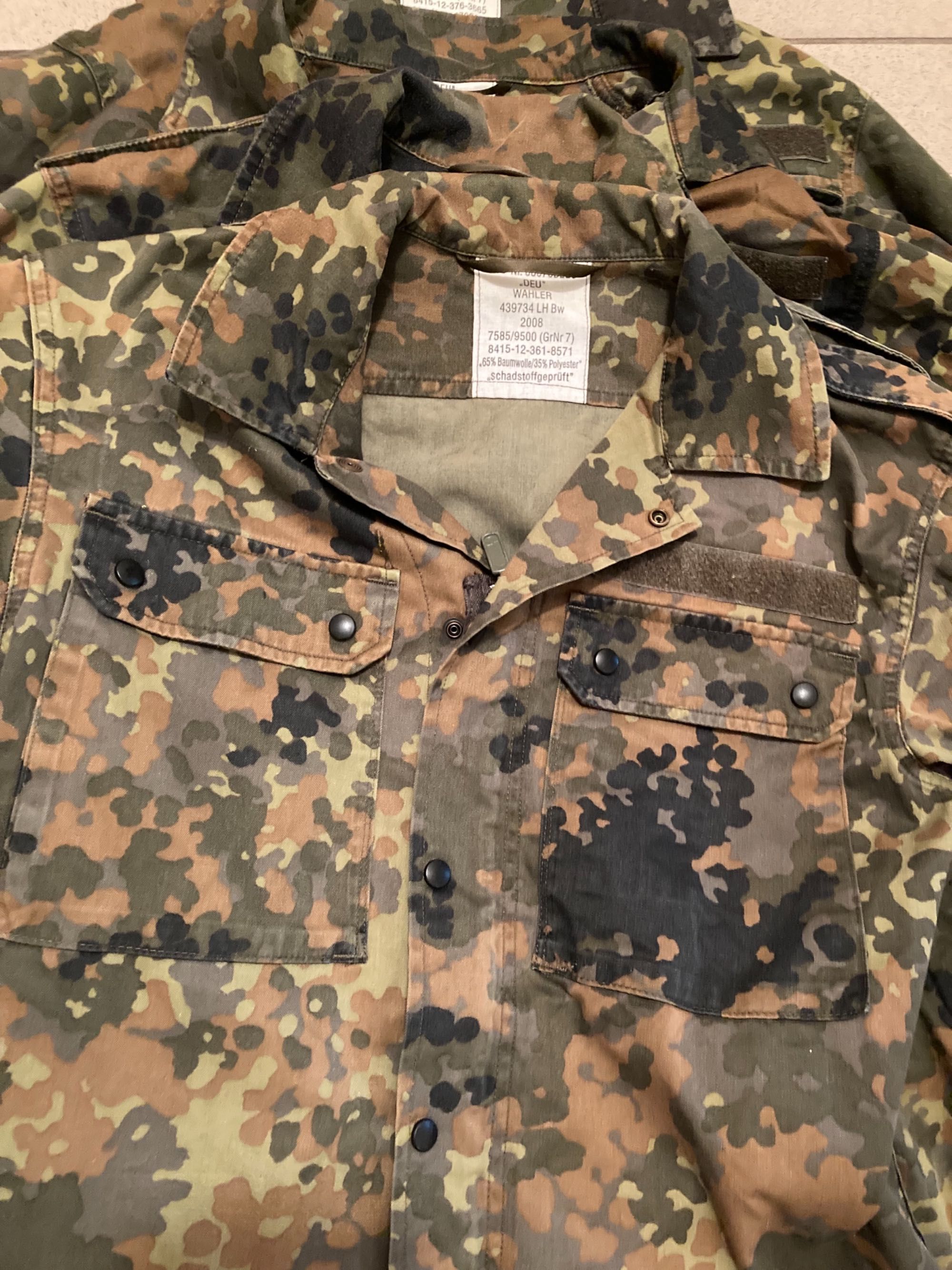 Mundur wojskowy / Bluza BW FLECKTARN