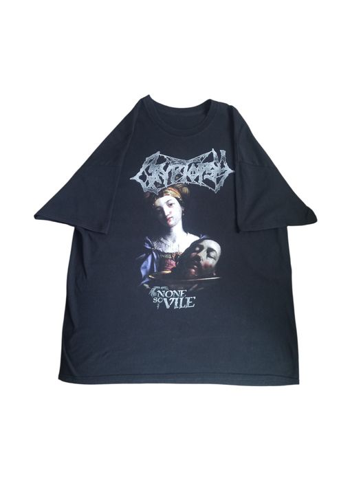 Метал/рок мерч футболка Cryptopsy - None so Vile