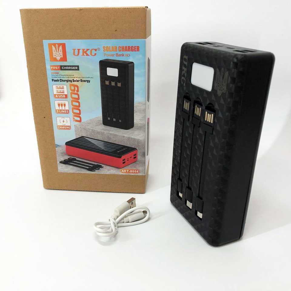 Павербанк Power Bank SOLAR 60000MAH