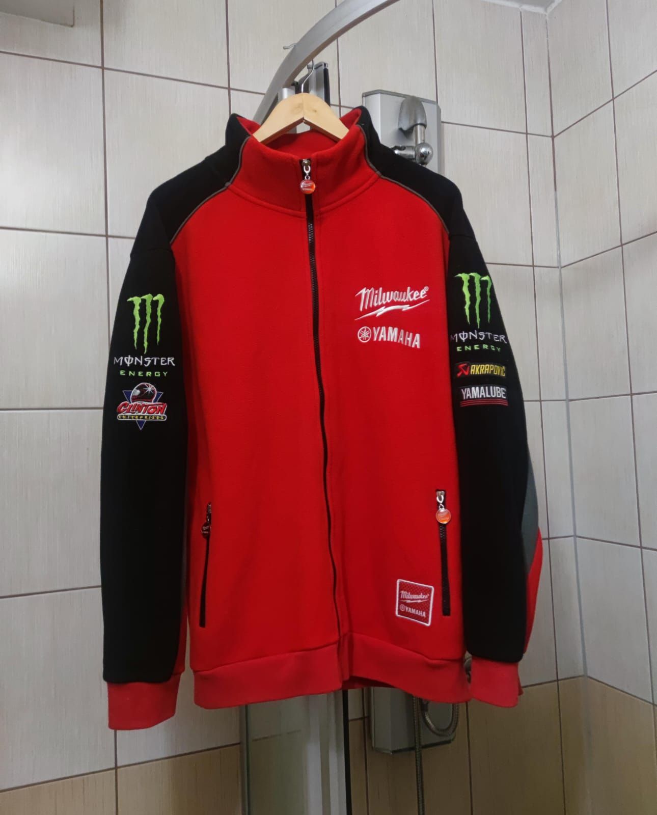 bluza hoodie sweter xl xxl polarowy Monster energy Milwaukee Yamaha ra