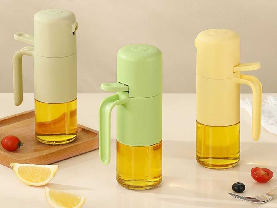 Spryskiwacz do oleju oliwy octu dozownik w sprayu 210ml szklany