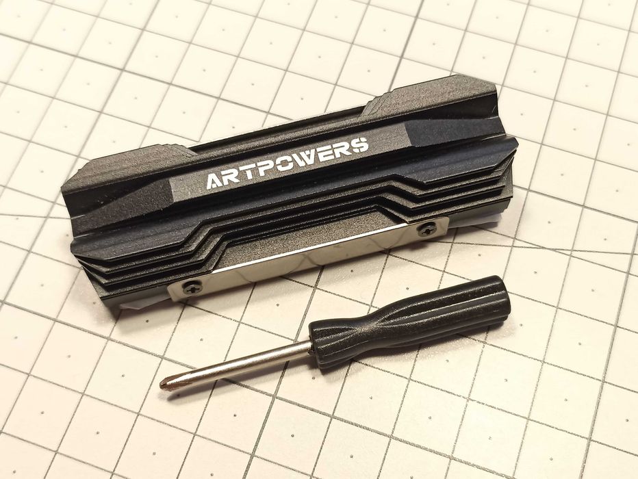 Chłodzenie dysku SSD M2 Artpowers cooler radiator heat pipe, heat sink