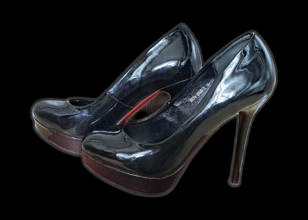 Туфли женские лаковые на шпильке "Stella Marco".