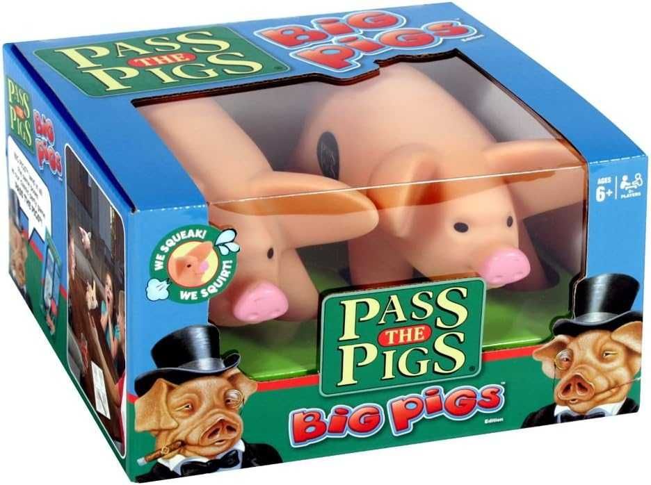 Pass the Pigs Big Pigs, Gra Imprezowa ala Kości, dla 2 Graczy, EN