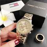 Złoty zegarek Tommy Hilfiger