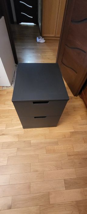Szafka biurowa z szufladami czarna