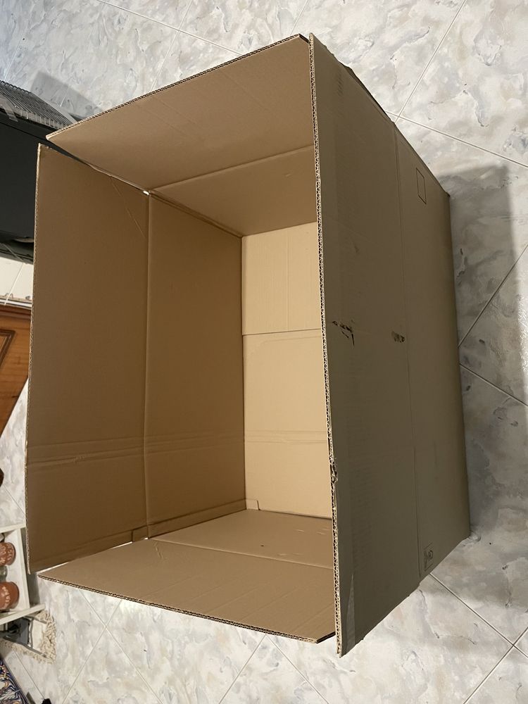 Caixas grandes cartão mudanças 80x60x40 cm