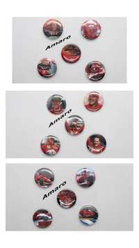 Lote 5 Pins 32mm Michael Schumacher Formula 1/F1(3 Modelos)Automobilia