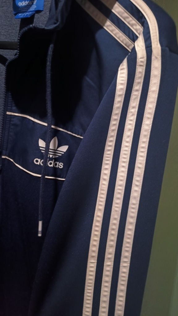 Adidas  Vintage  Męska bluza sportowa z kapturem, Rozmiar M/L