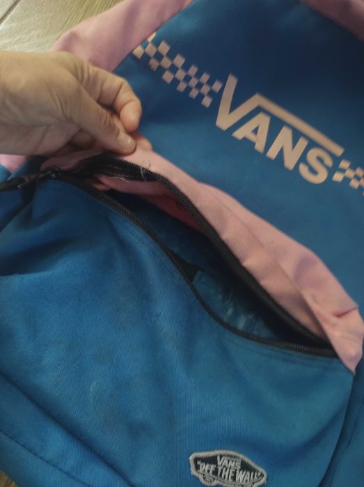 Vans plecak turkus róż