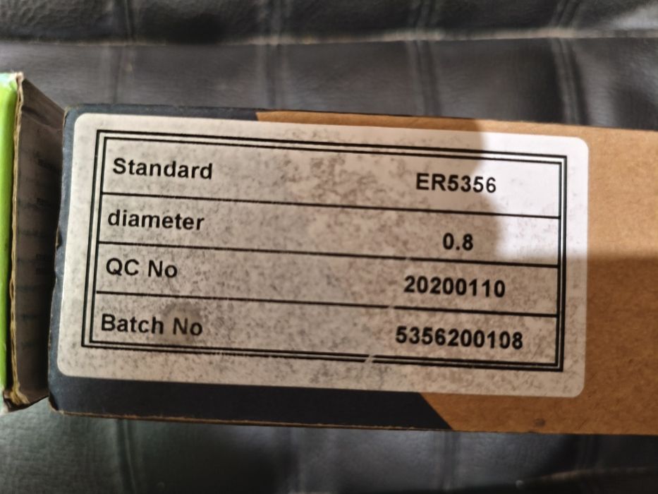 Сварочная проволока алюминиевая ER5356 для п/а