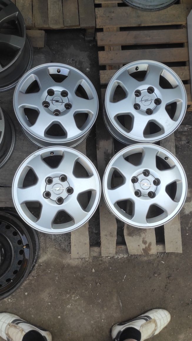 Диски Опель R15/5×110/6J/ET-43/DIA 65.1mm, в ід.стані, з Німеччини !!