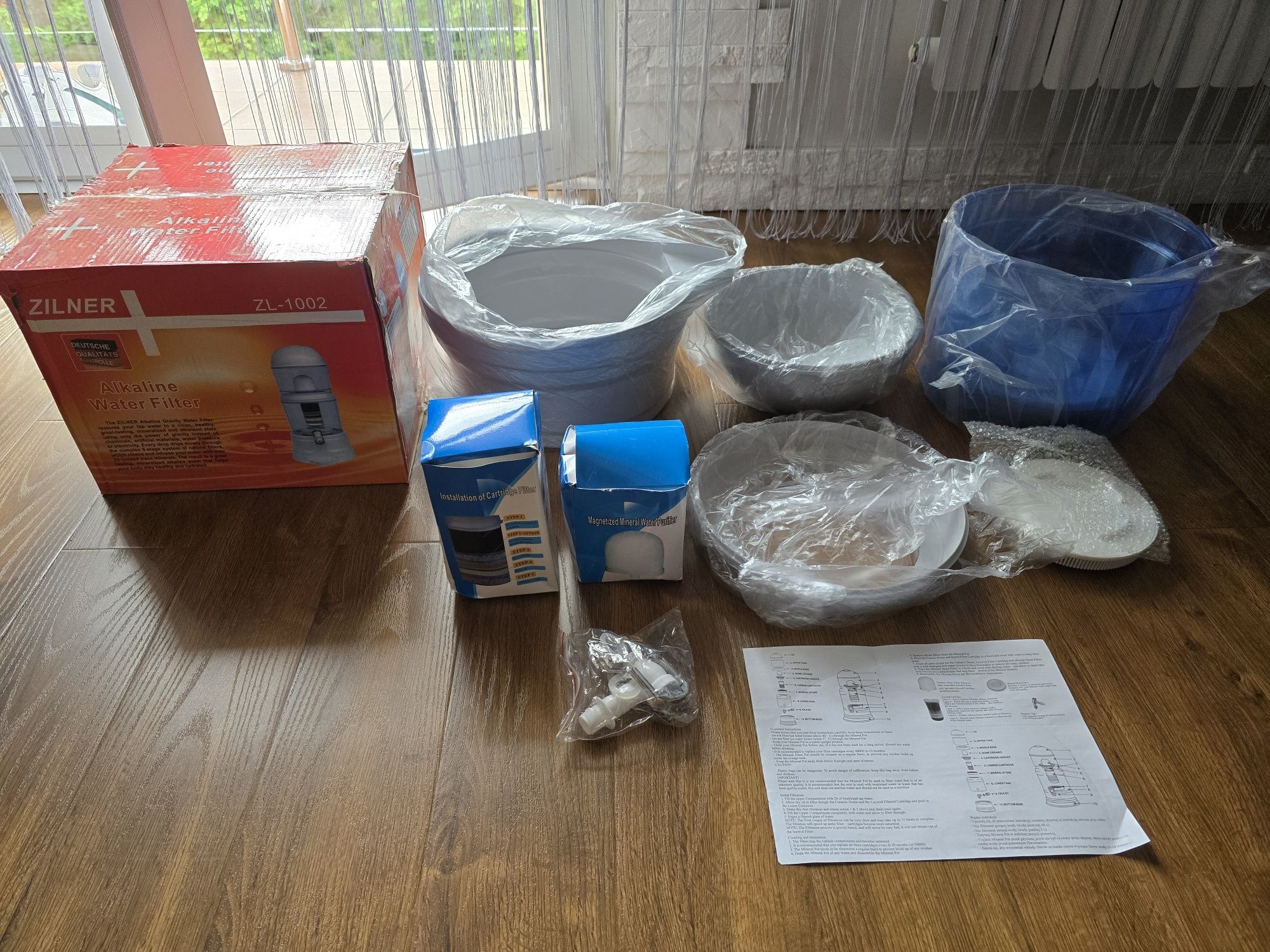 Filtr alkaliczny do wody Zilner ZL-1002 wolnostojący  - NOWY