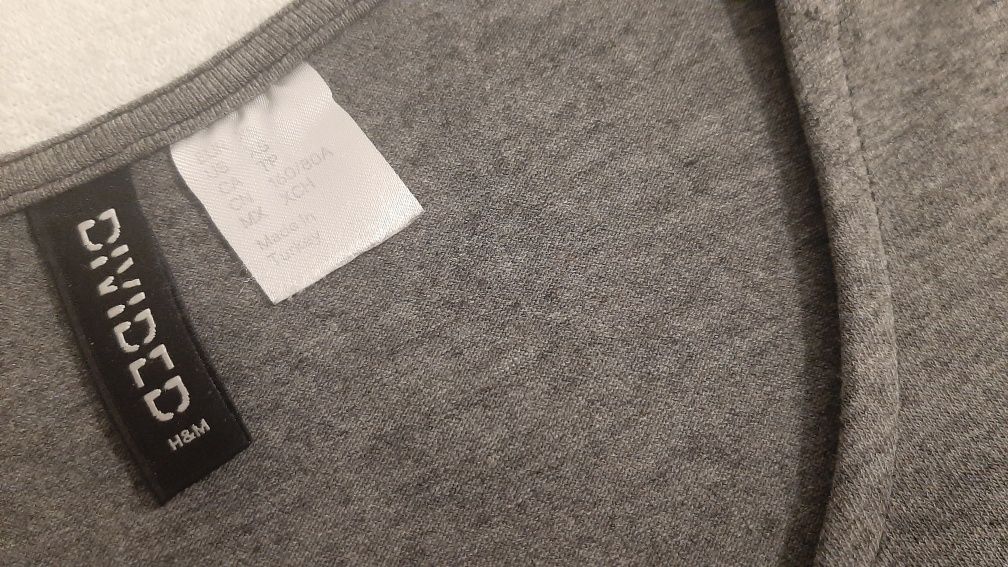 Sukienka letnia H&M szara + czarna XS