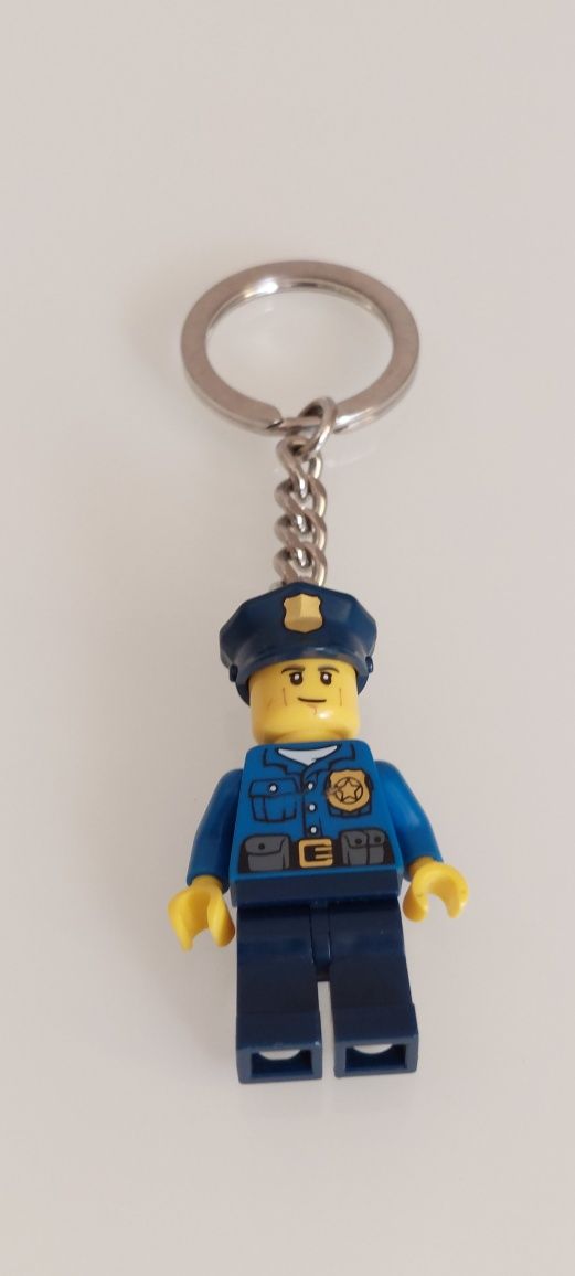 Lego CITY Brelok Figurka Policjant Klocki LEGO breloczki do Kluczy