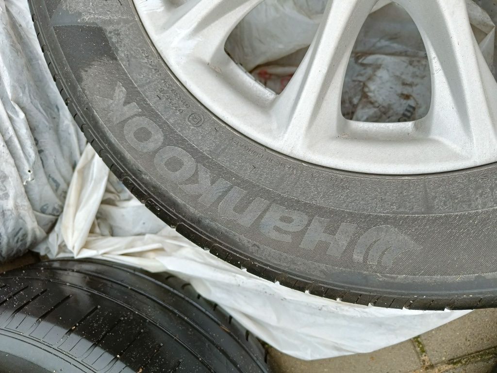 Felgi 5x108 ford, hankook 215/60r16, oryginalne czujniki ford