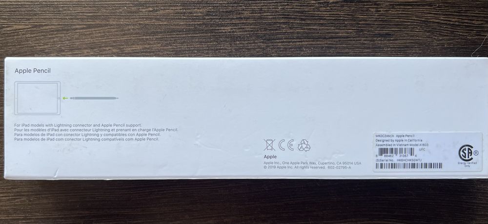 Apple pencil А1603
