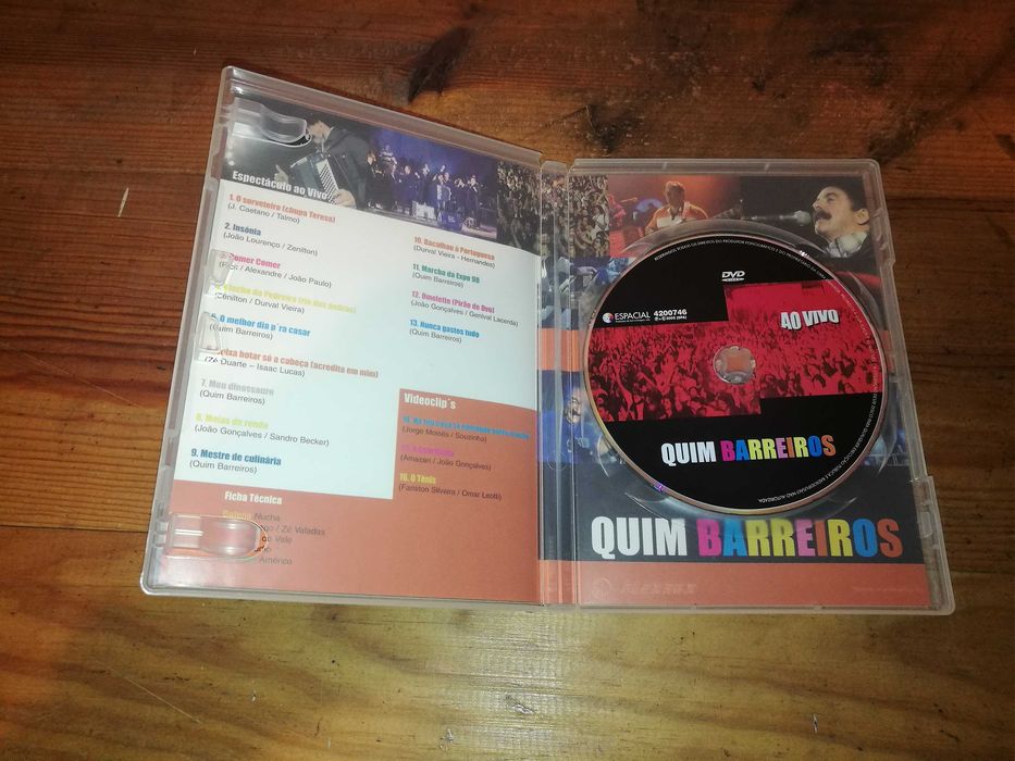QUIM BARREIROS - Quim Barreiros ao Vivo  DVD MUSICA