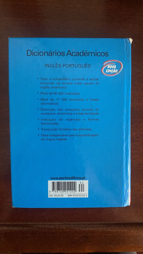 Dicionário Inglês - Português Porto Editora