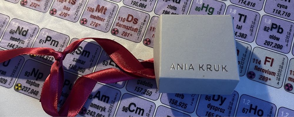 Srebrne kolczyki i zawieszka Ania Kruk