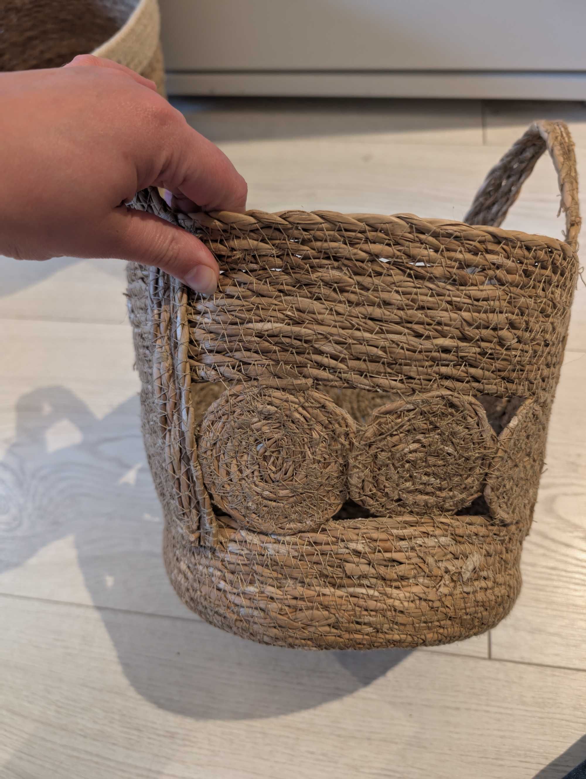 Pojemnik Boho doniczki plecione Juta 2szt