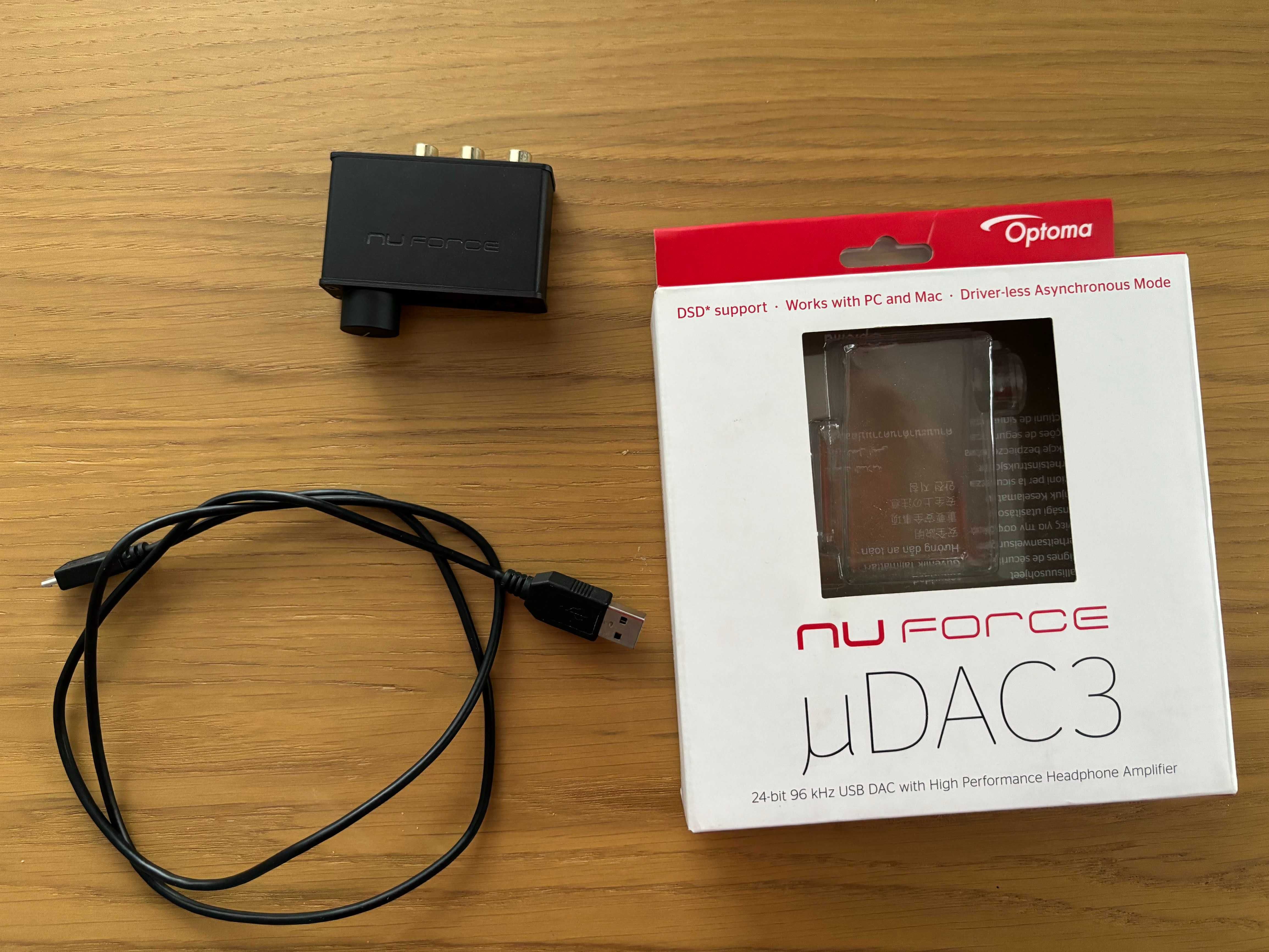 Wzmacniacz słuchawkowy NuForce uDAC-3