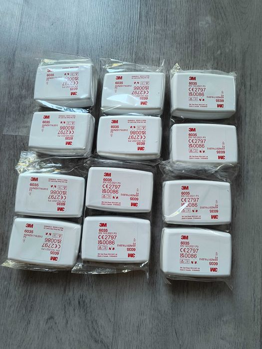 Filtr 6 kompletów przeciwpyłowy 3M 6035 P3
