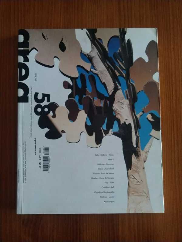 4 números da revista Area