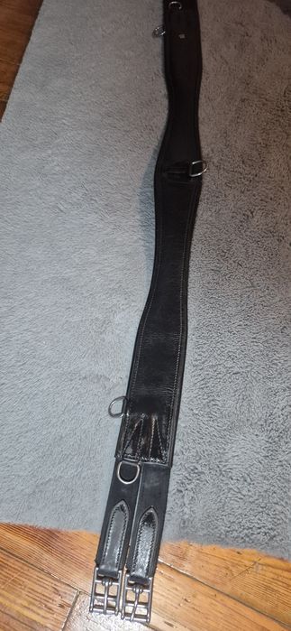 Popreg 135 cm  skórzany z gumami