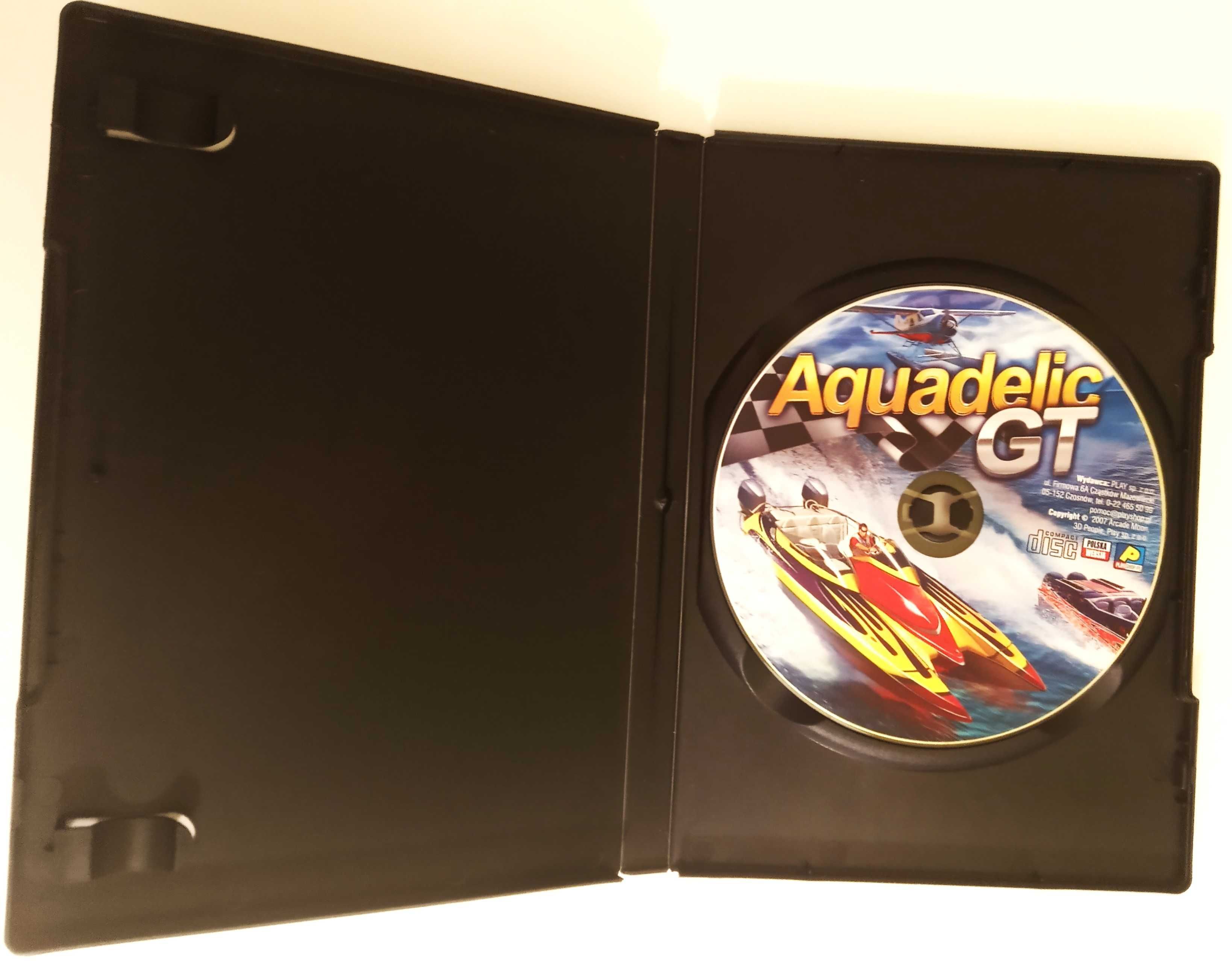 Gra na PC CD-ROM Aquadelic GT - Łodzie motorowe Wyścigi