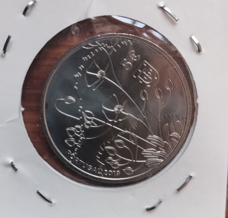 Moeda comemorativa de 5€ de 2019 - alçar do Algarve