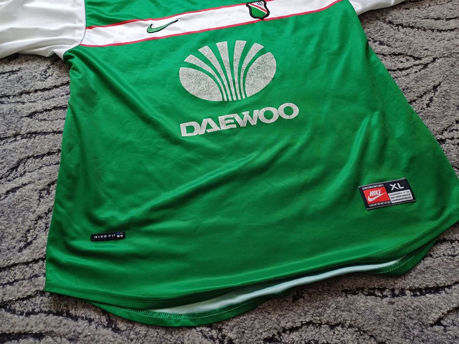 Koszulka Legia Warszawa Daewoo Nike XL lata 90 retro vintage UNIKAT