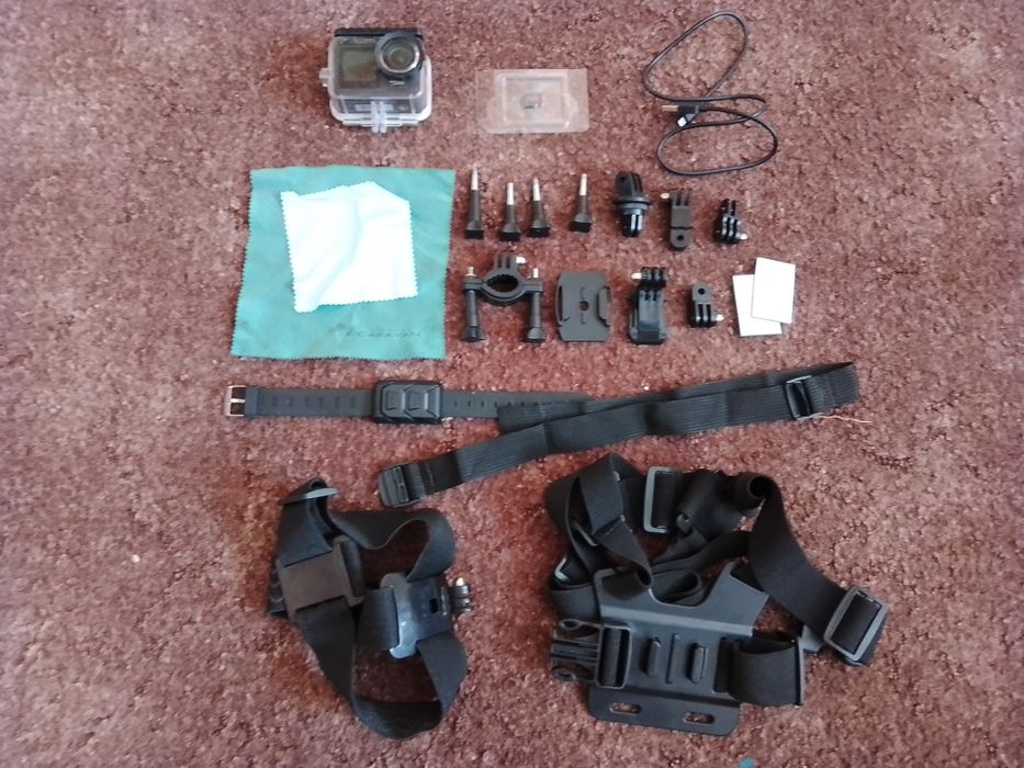 Екшн камера Aspiring Б/У + SD карта, кріплення, кабель, тряпочка.