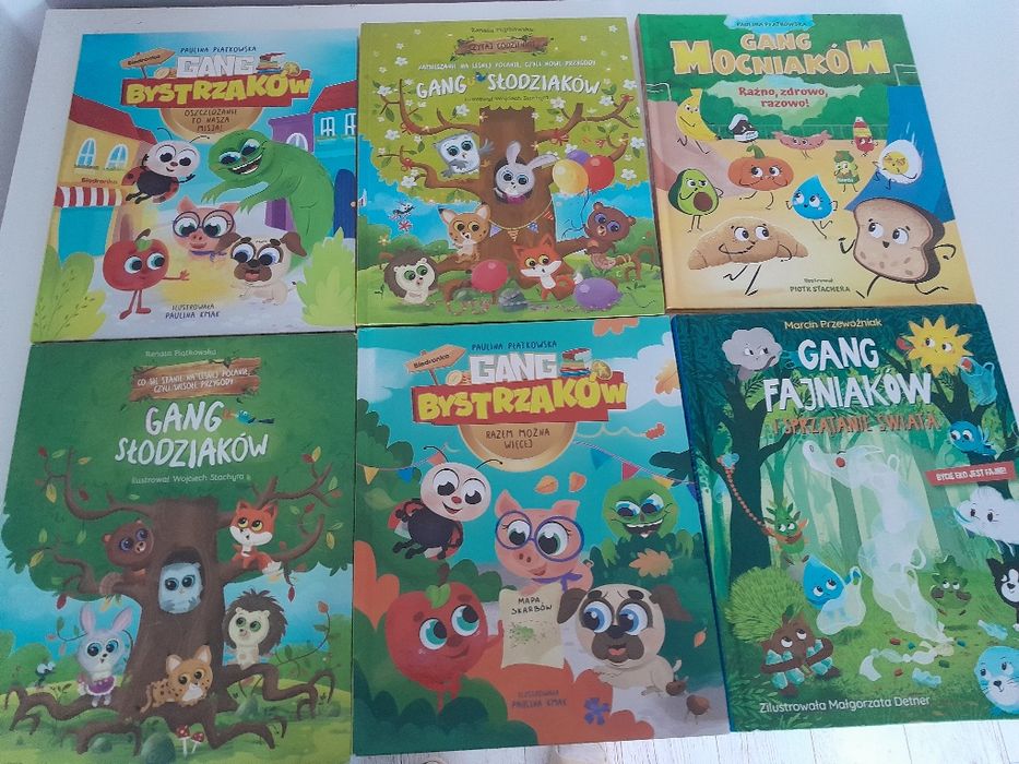 Książki Gang 6 sztuk