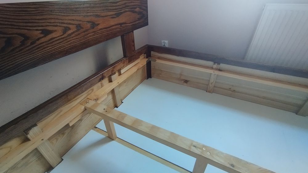 Łóżko 160x200 z prawdziwego drewna robione na zamówienie