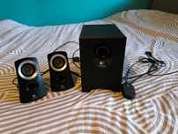 Głośniki komputerowe Logitech 2.1 Z313 używane, sprawne