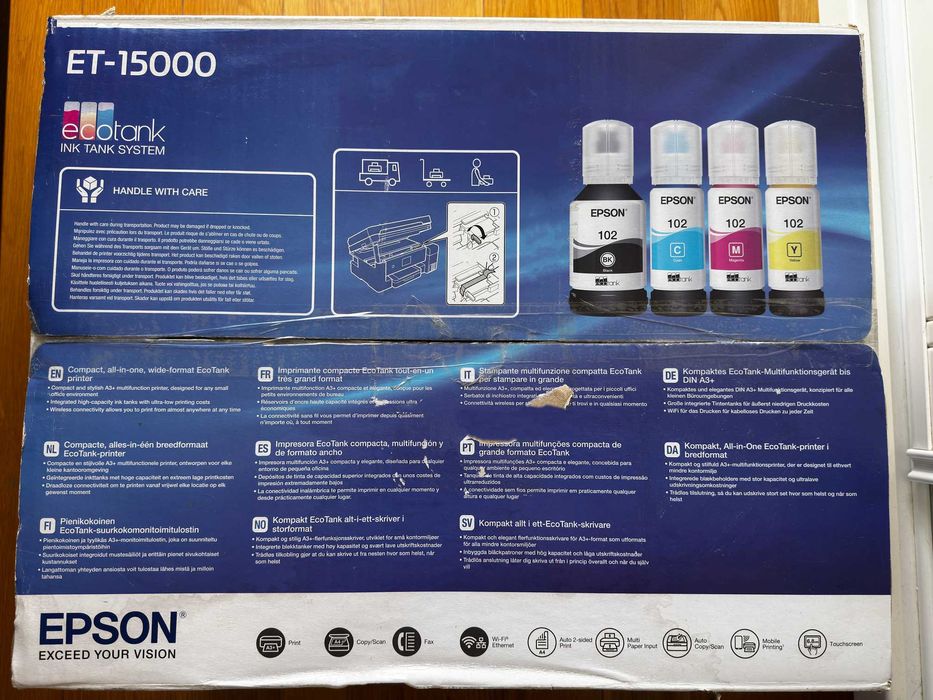 Impressora A3 multifunções Epson ET 15000 (EcoTank)