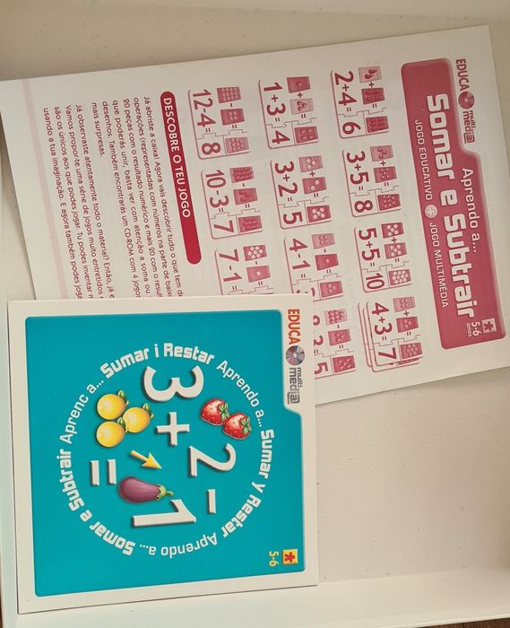 Jogo educativo  somar e subtrair