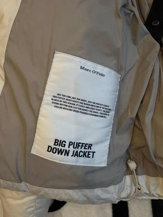 Білий пуховик куртка Marco Polo