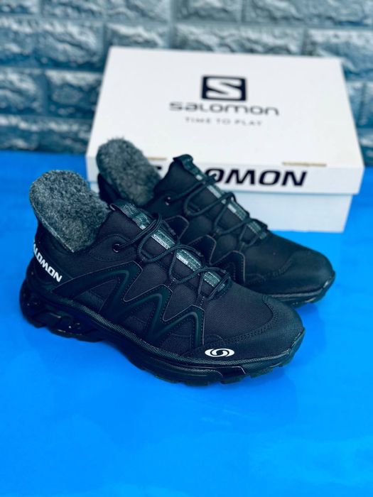 Кроссовки зимние Salomon / Зимние кросовки Термо с мехом / Саломон