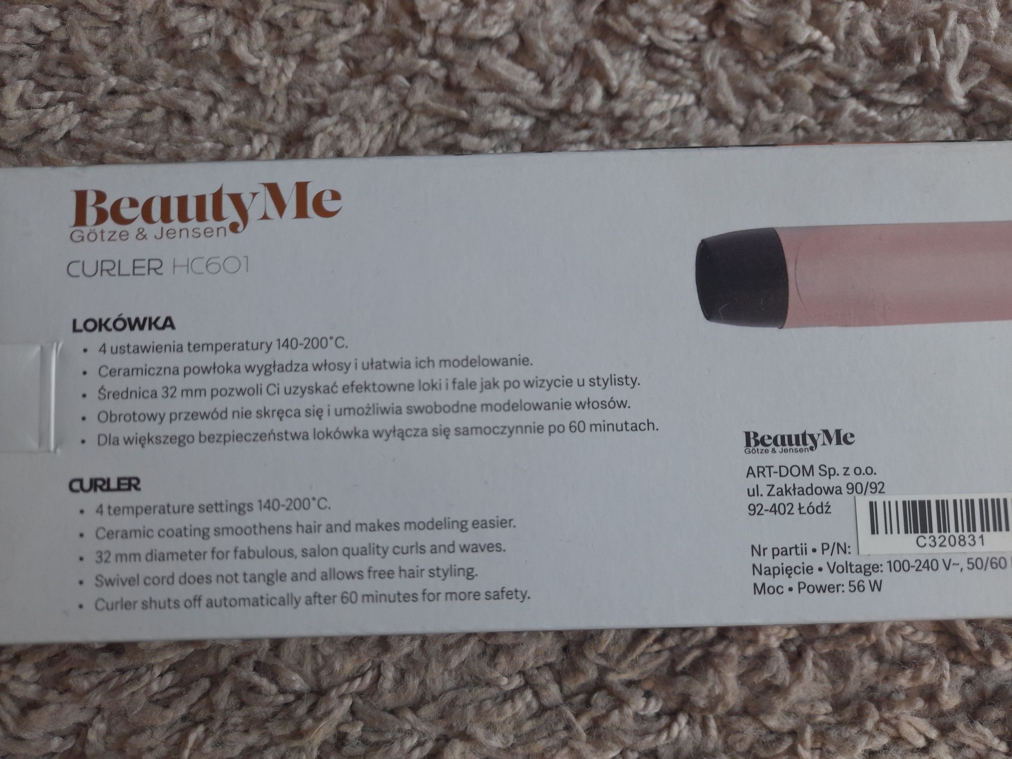 Lokówka BeautyMe HC601