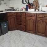 Mobília de cozinha antiga