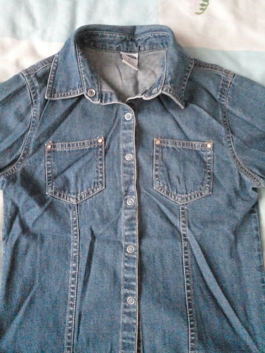 Сорочка джинсова для дівчинки