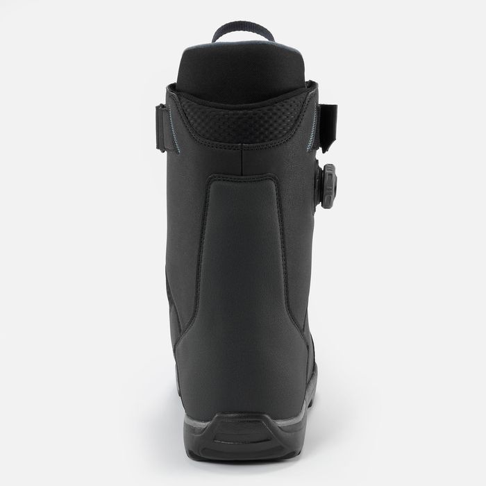 Botas de snowboard homem aperto botão rotativo, flex médio