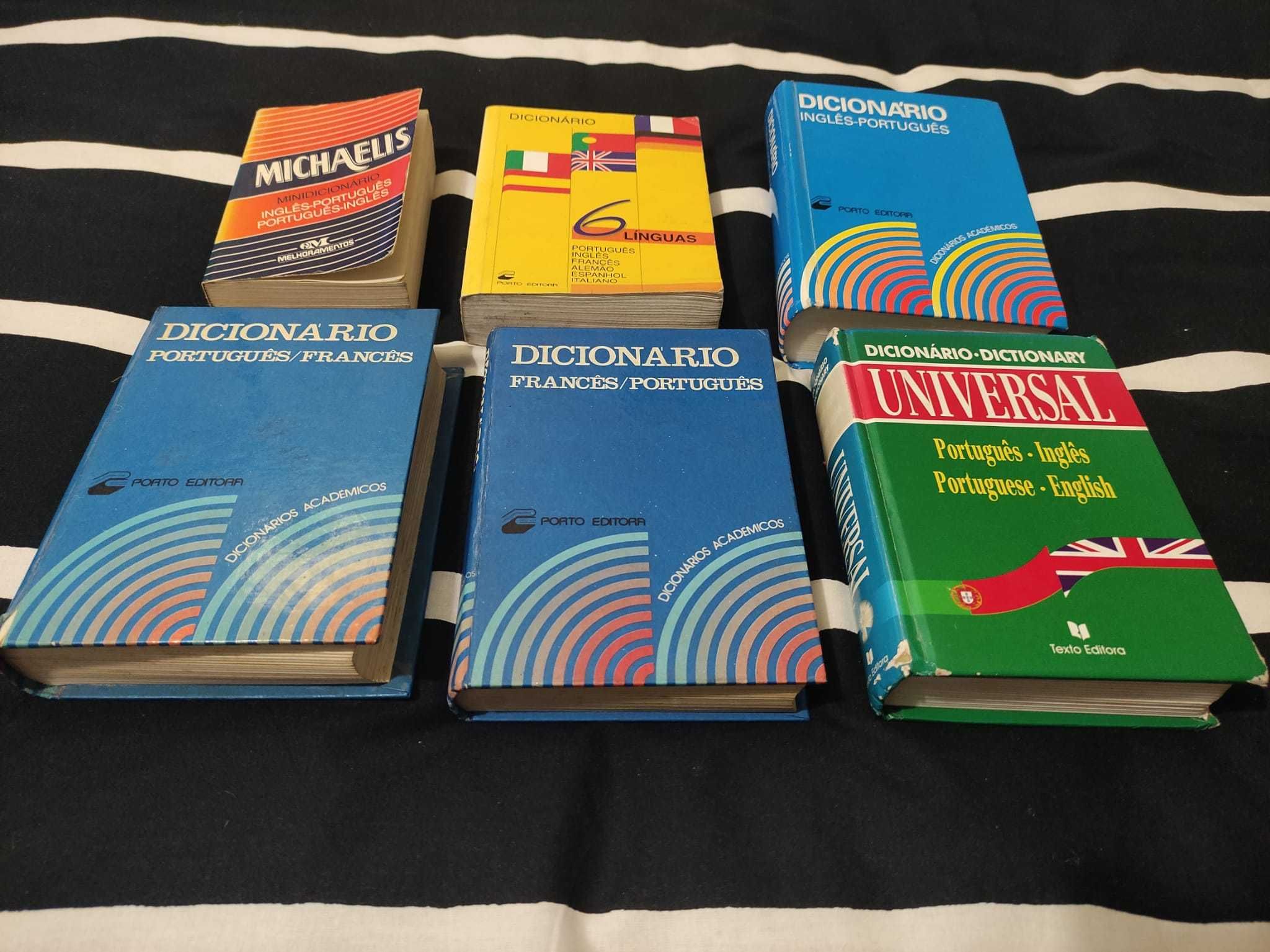 Dicionários diversos 1€ cada