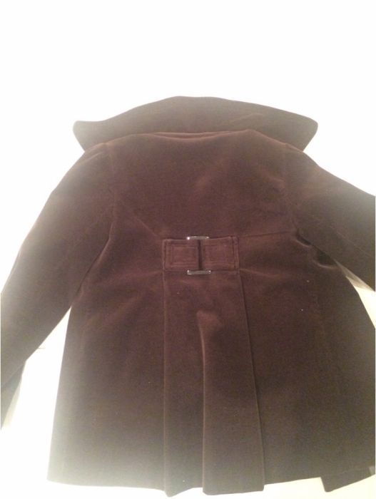 Zara-damska sztruksowa kurtka XS/S/M rozkloszowany fason,