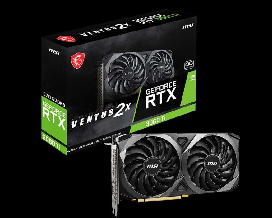 Гарантія! RTX 3060Ti 8GB MSI Ventus 2X ігрова відеокарта пк ТехноБро